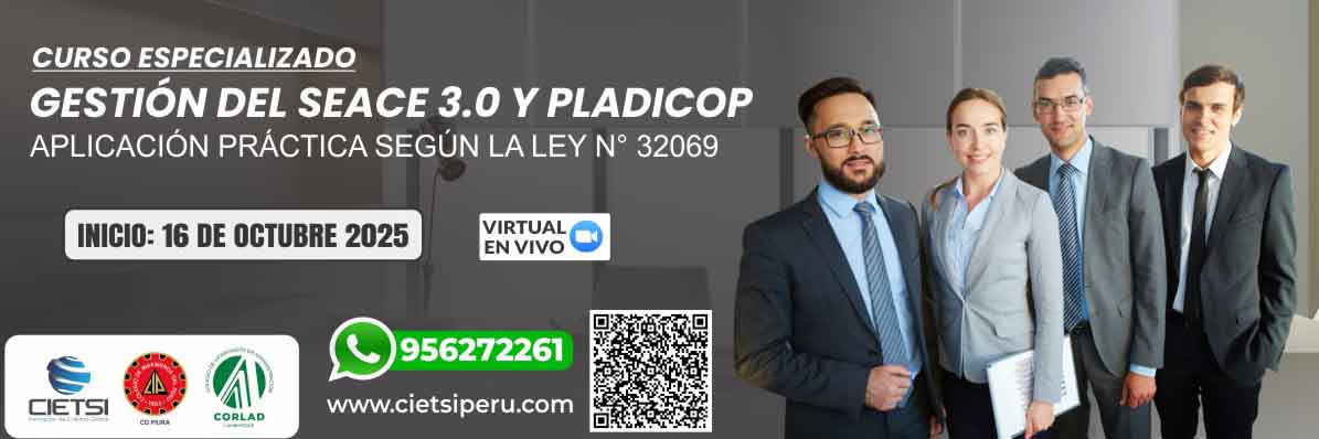 curso especializado gestiOn del seace 30 y pladicop 2025